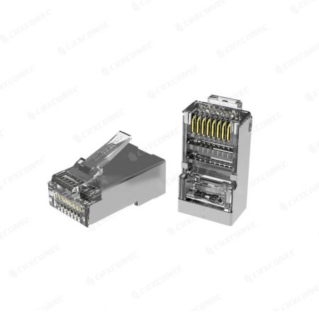 Cat.5E STP modulaire connector RJ45 met 2 contactpennen